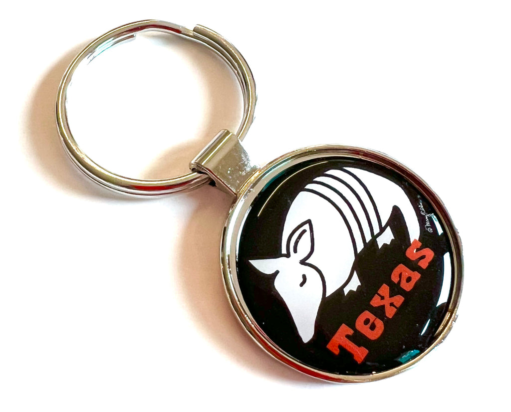 Texas Keychain Armadillo