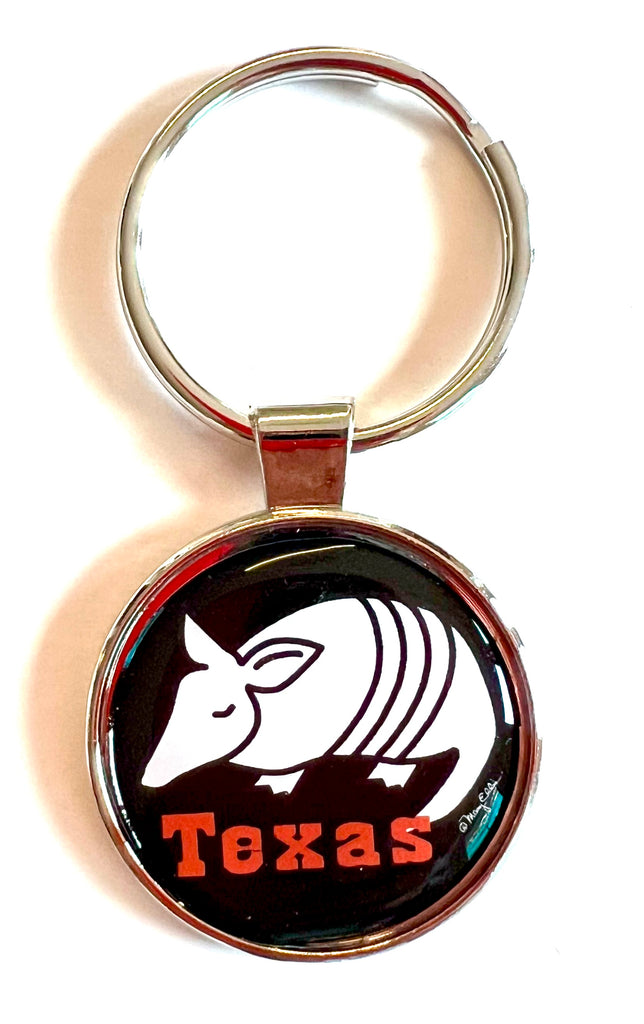 Texas Keychain Armadillo