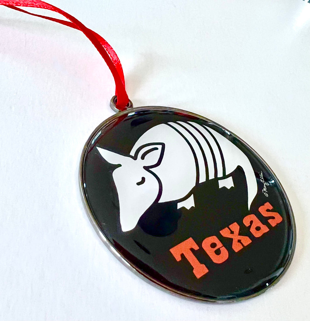 Texas Christmas Ornament Armadillo