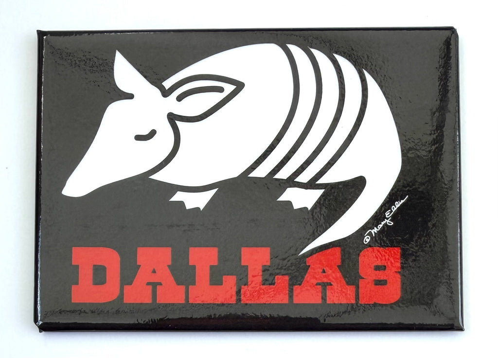 Dallas Armadillo Magnet