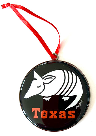 Texas Christmas Ornament Armadillo