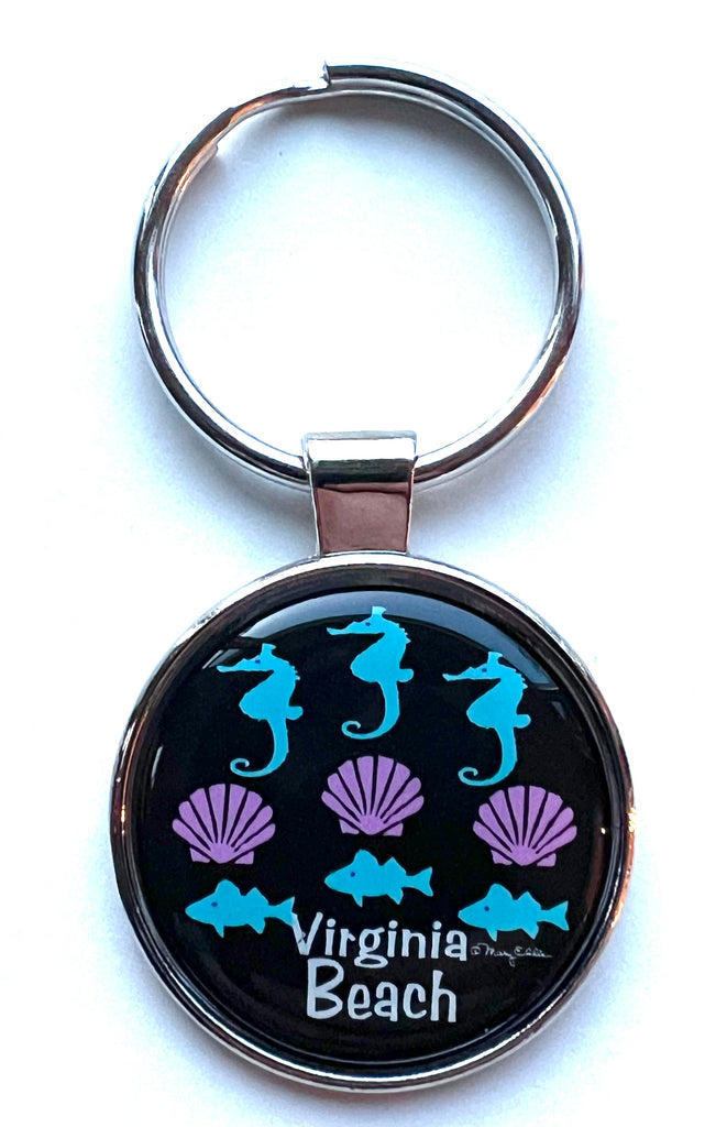 Virginia Beach Keychain Seashore