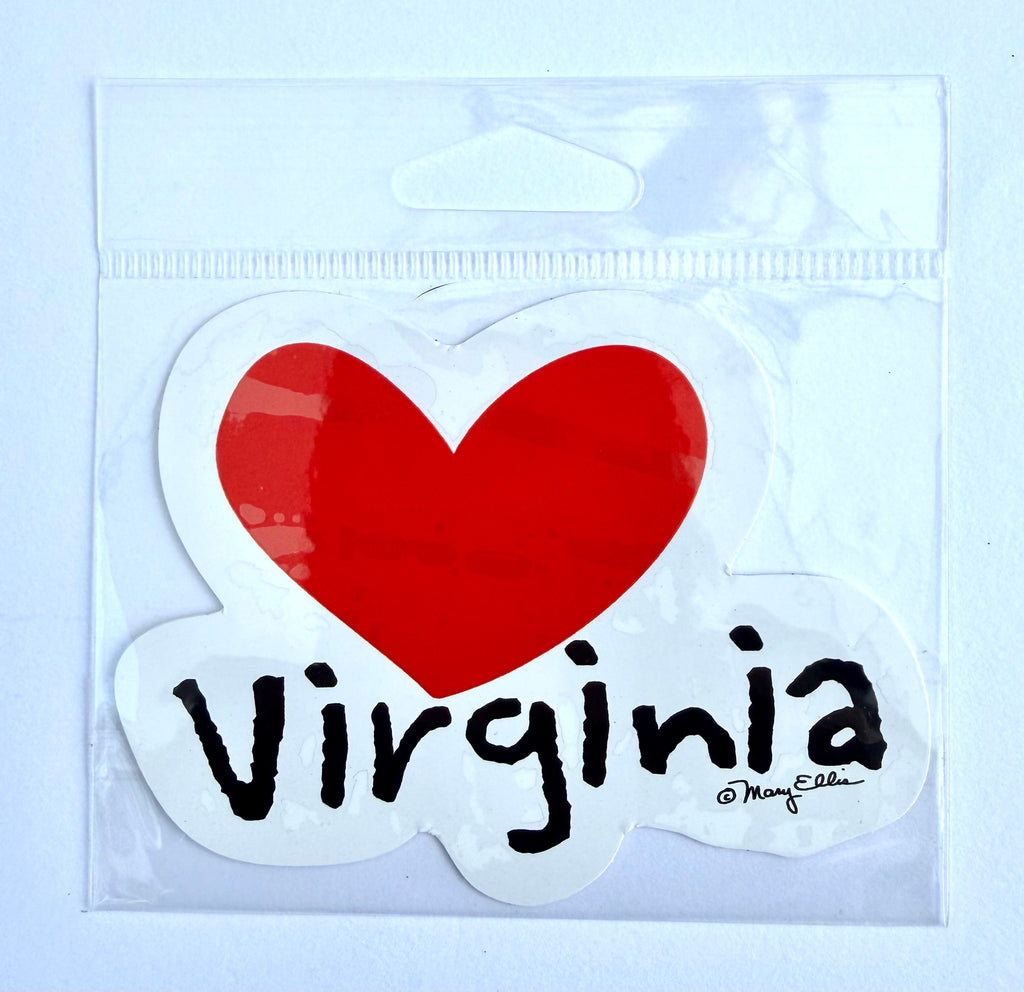 Virginia Heart Sticker