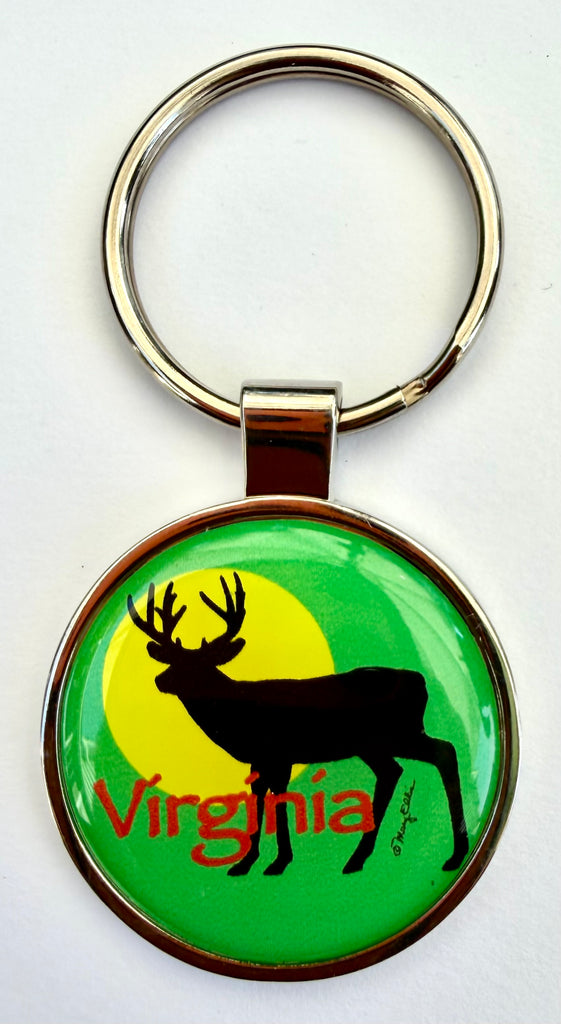 Virginia Deer Keychain