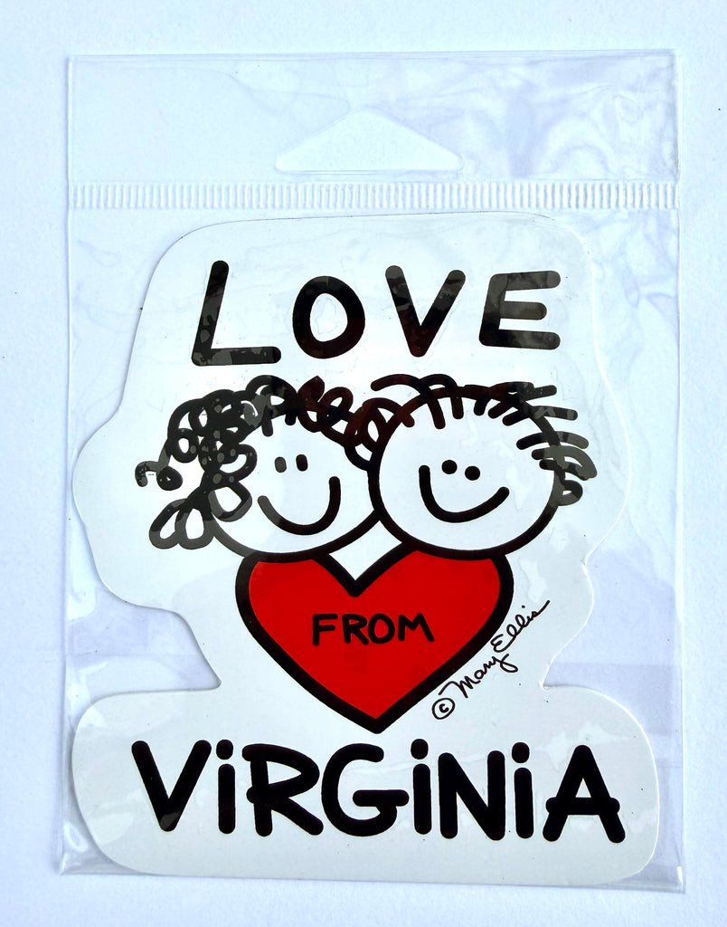 Virginia Love From Sticker