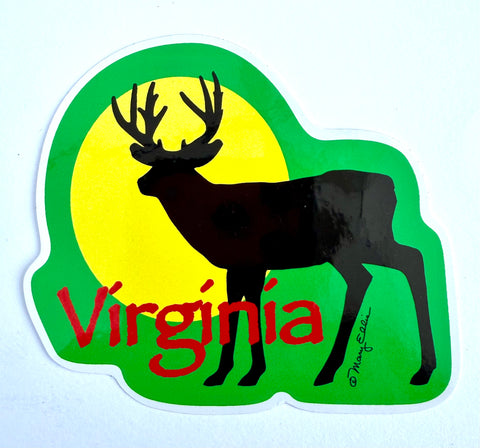 Virginia Deer Sticker