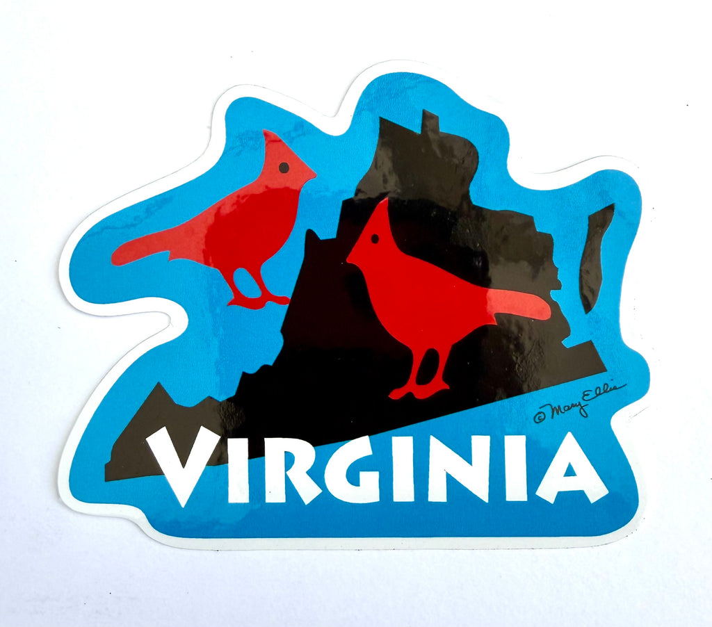Virginia State Cardinals Sticker