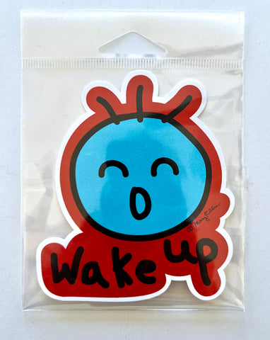 Wake Up Sticker