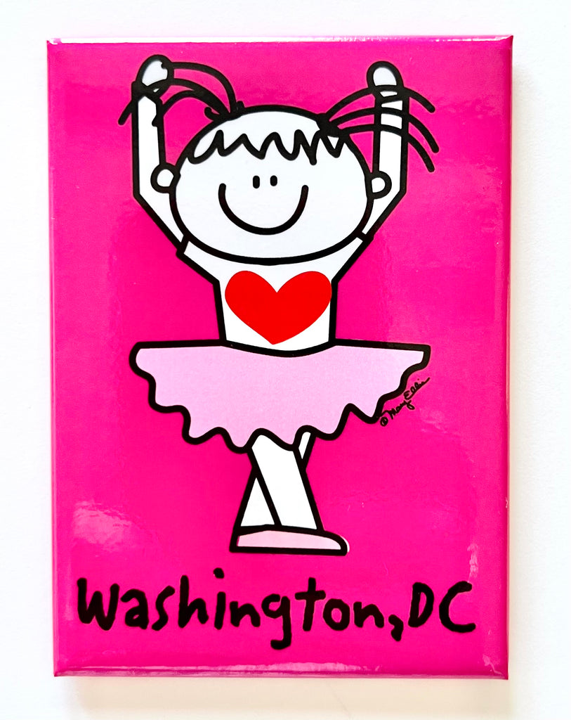 Washington DC Ballerina Magnet