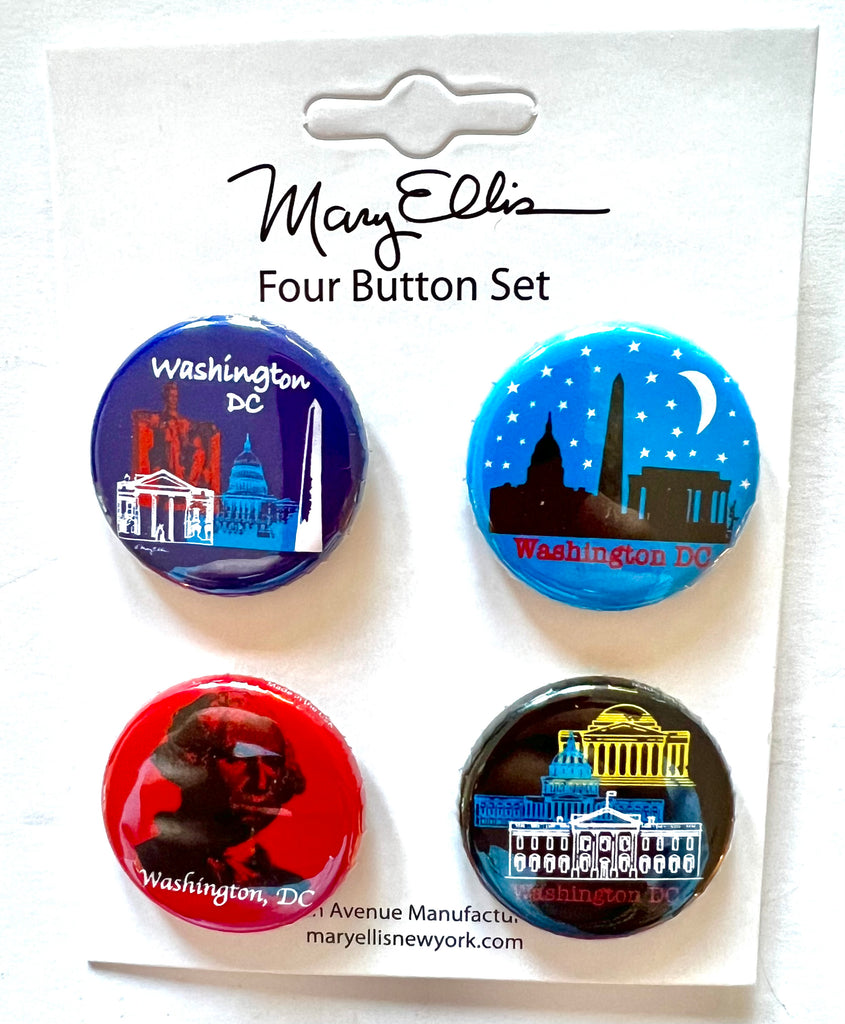 Washington DC Mini Button Set #2
