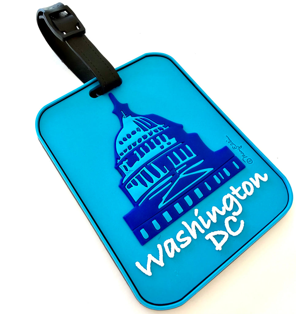 Washington DC Capitol 3-D Luggage Tag