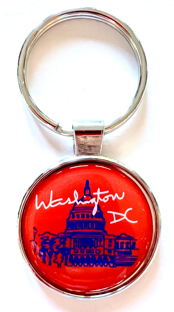 Washington DC Capitol Keychain