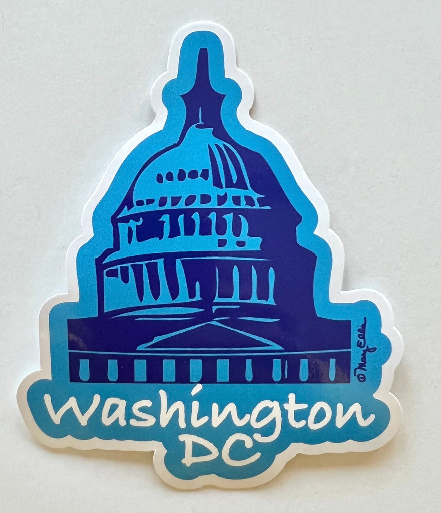 Washington DC Sticker Capitol Building