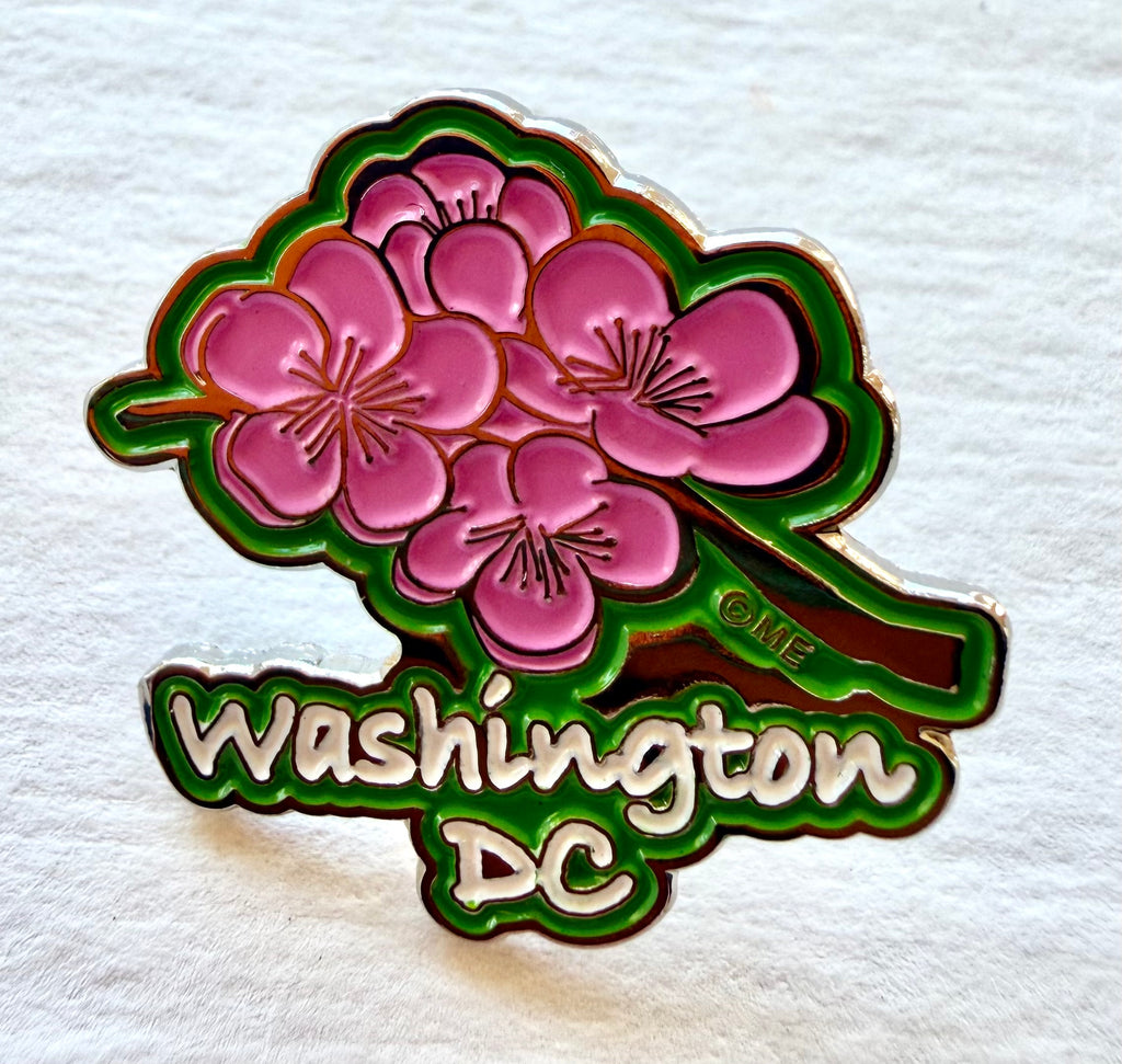 Washington DC Cherry Blossoms Lapel Pin