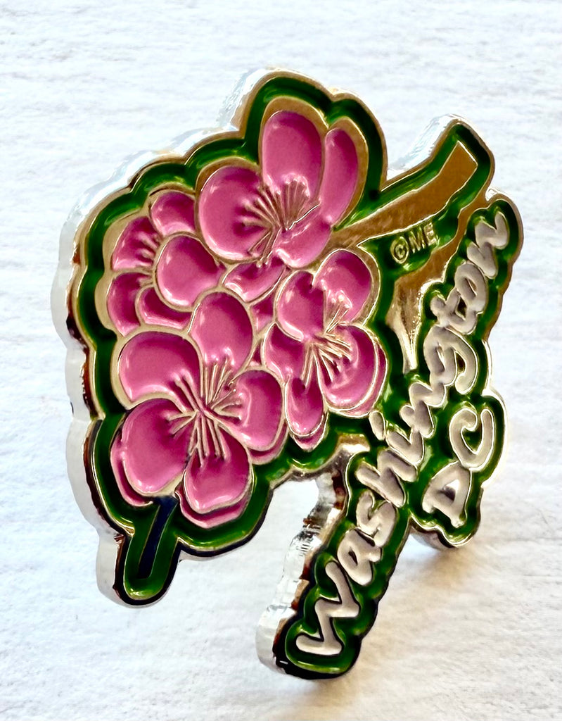 Washington DC Cherry Blossoms Lapel Pin