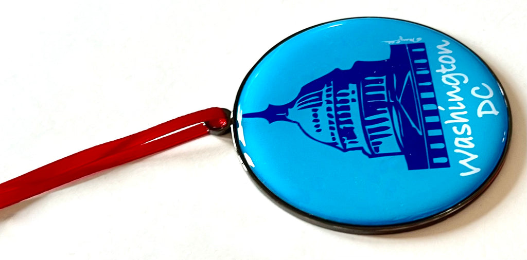 Washington DC Christmas Ornament Capitol