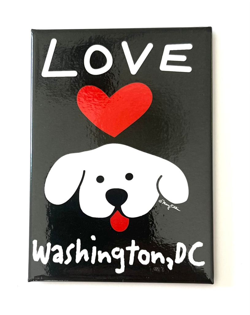 Washington DC Dog Love Magnet