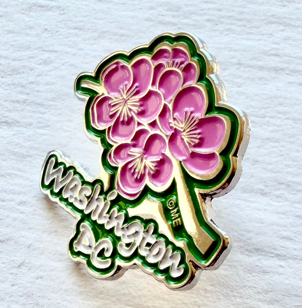 Washington DC Cherry Blossoms Lapel Pin
