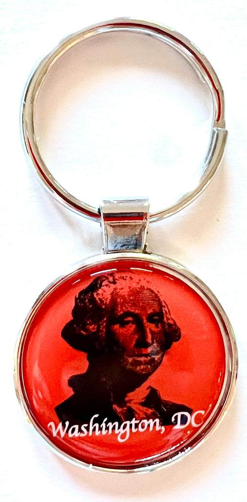 Washington DC George Washington Keychain