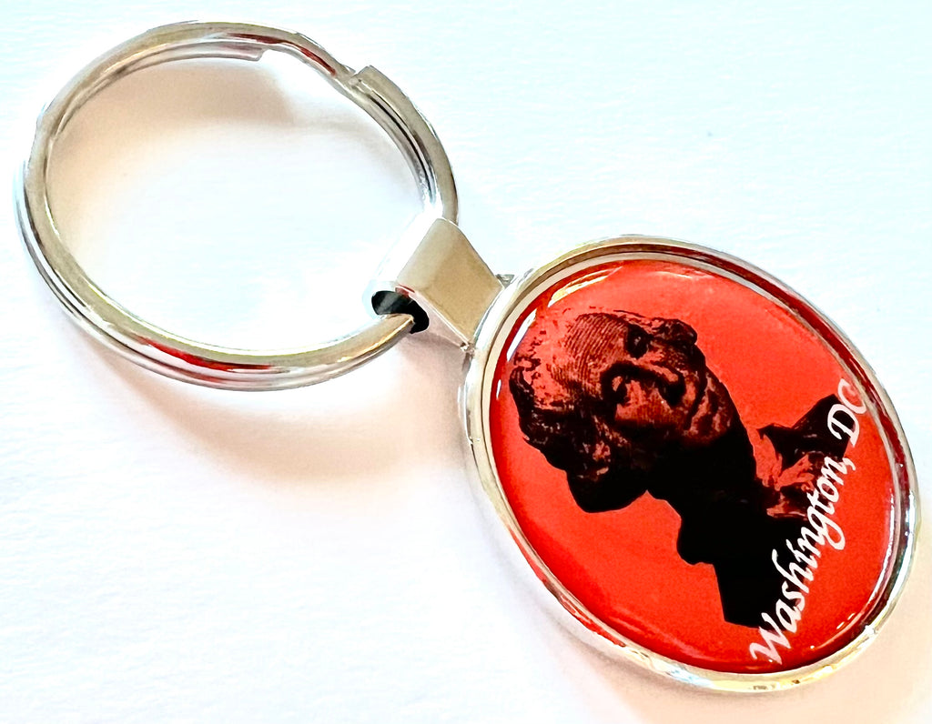 Washington DC George Washington Keychain