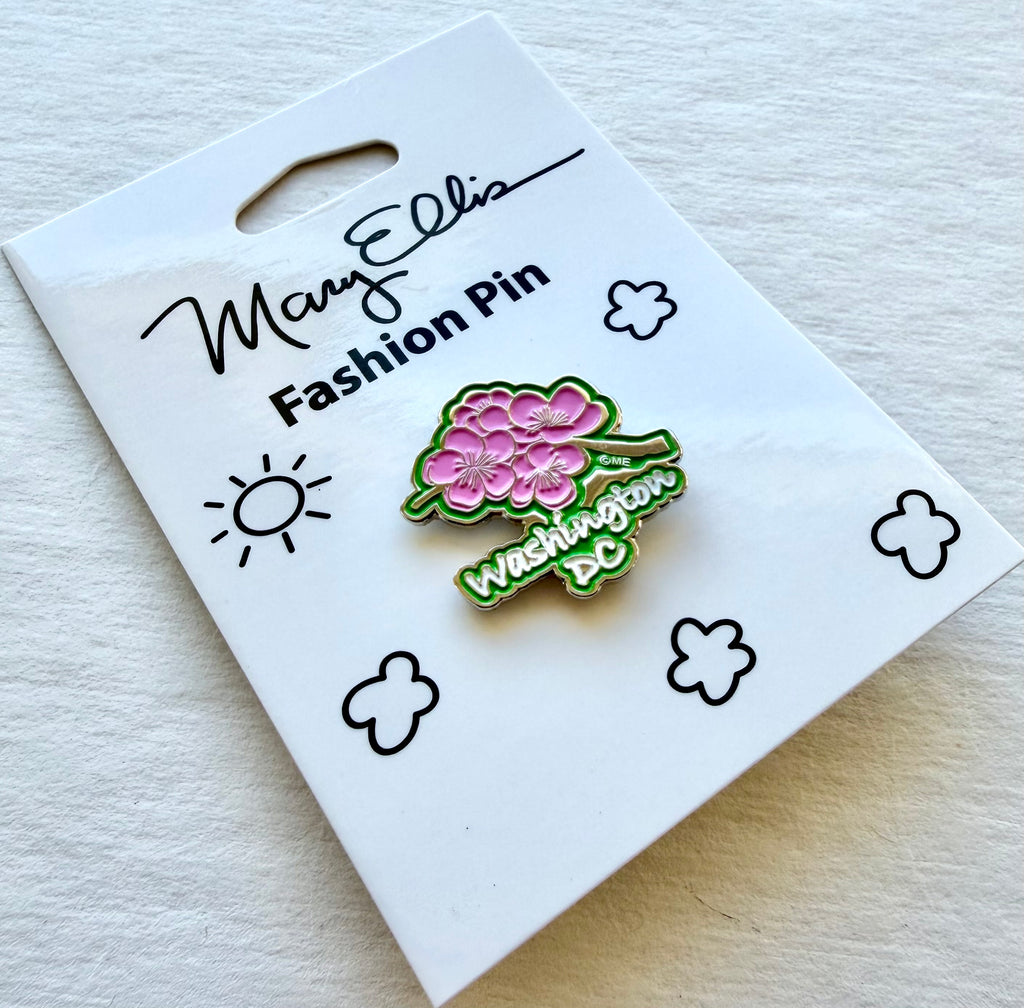 Washington DC Cherry Blossoms Lapel Pin