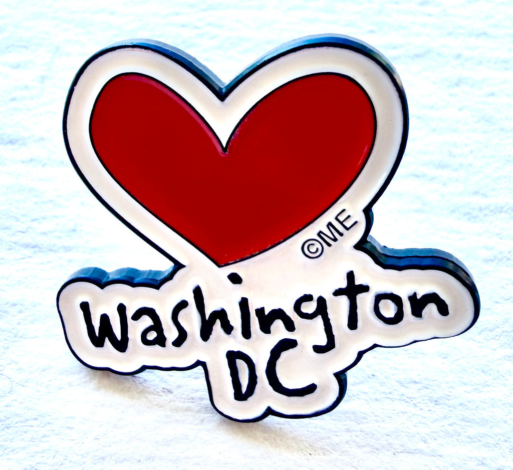 Washington DC Heart Lapel Pin