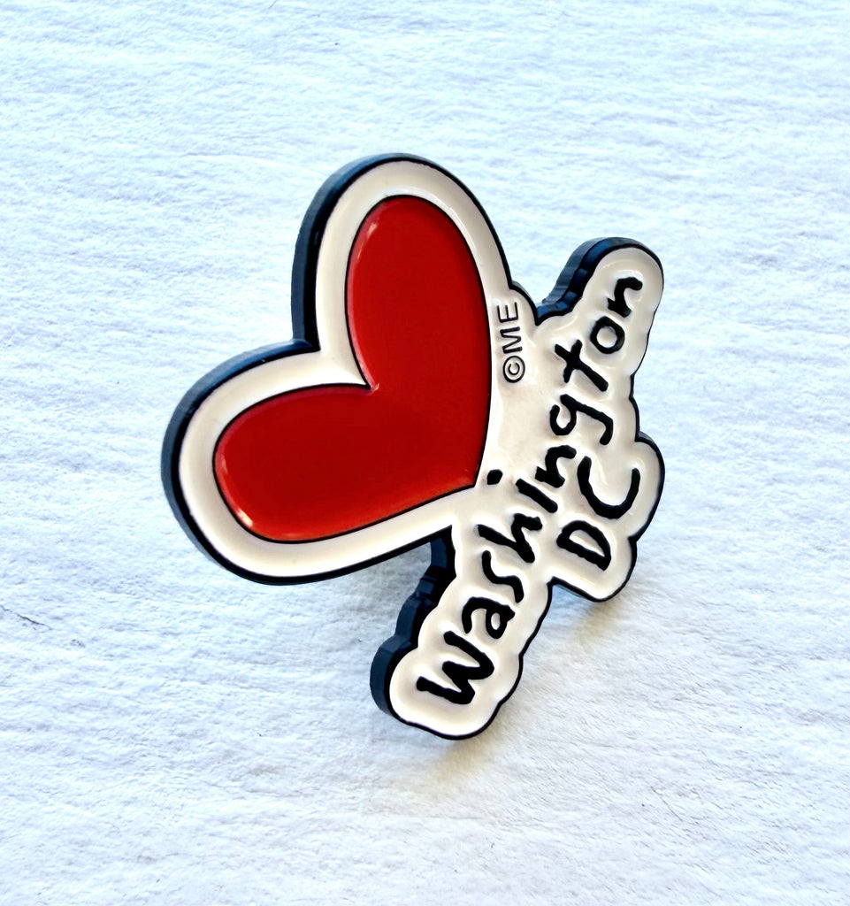 Washington DC Heart Lapel Pin