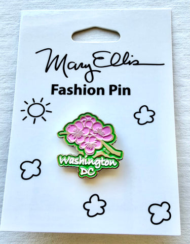 Washington DC Cherry Blossoms Lapel Pin
