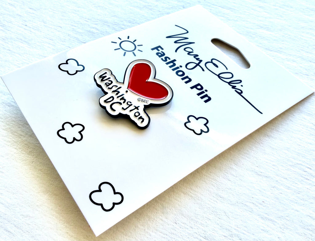 Washington DC Heart Lapel Pin