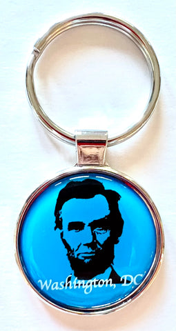 Washington DC Lincoln Keychain