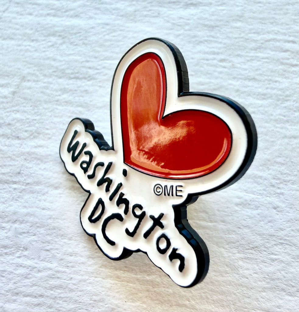Washington DC Heart Lapel Pin