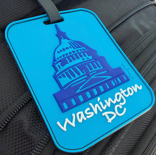 Washington DC Capitol 3-D Luggage Tag - Fifth Avenue Manufacturers