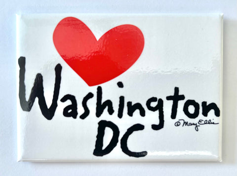Washington DC Heart Magnet