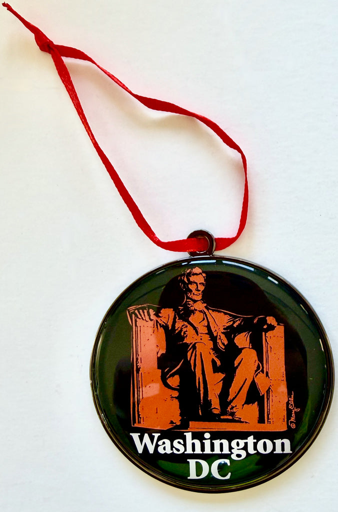 Washington DC Christmas Ornament Lincoln Memorial