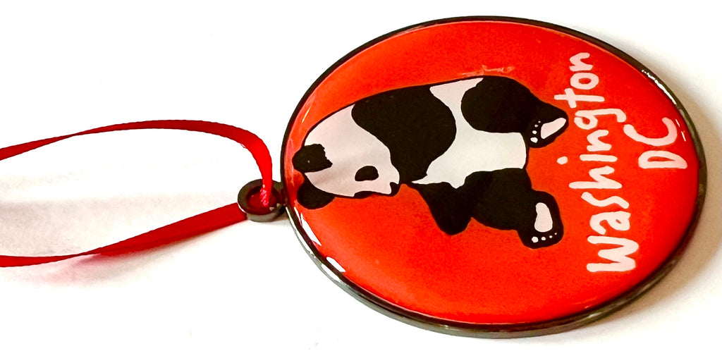 Washington DC Christmas Ornament Panda