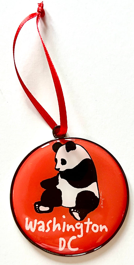 Washington DC Christmas Ornament Panda
