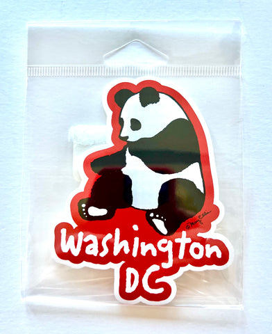Washington DC Sticker Panda