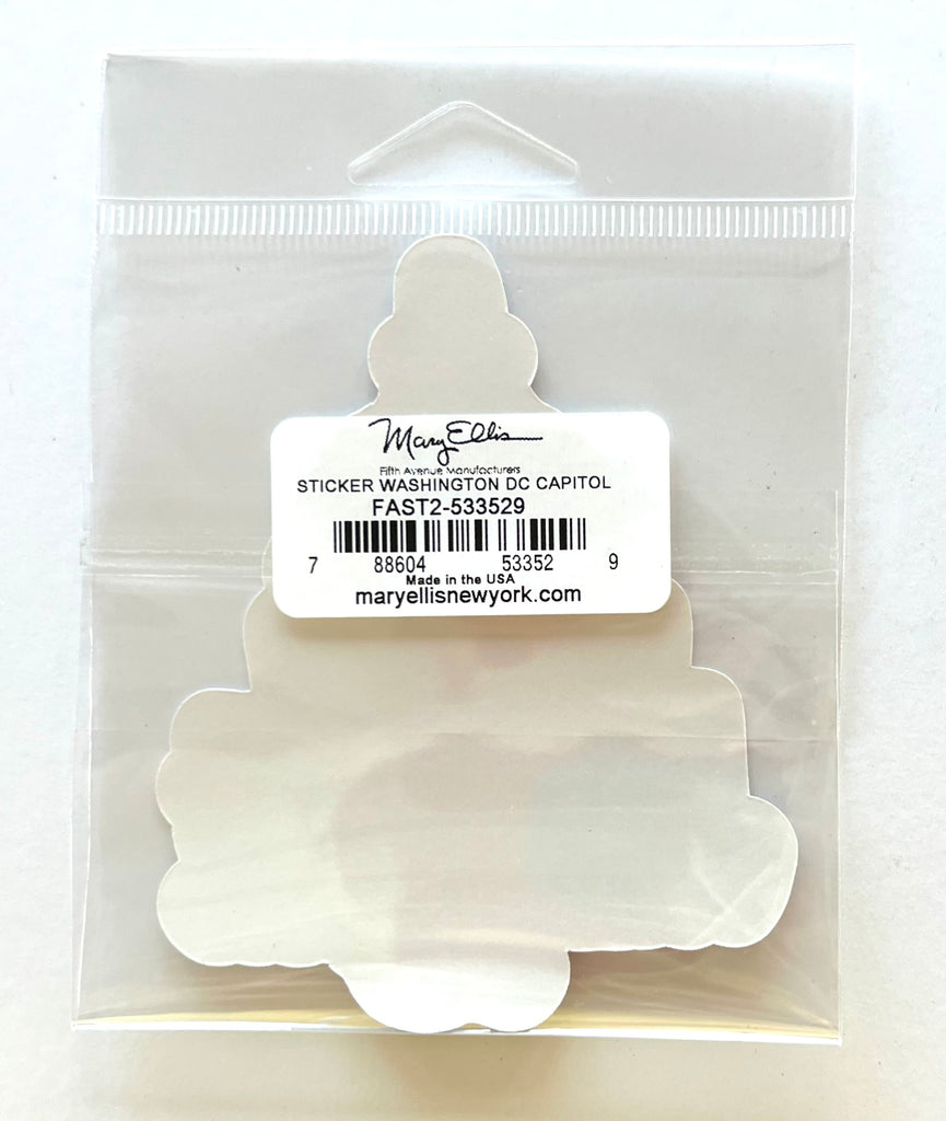 Washington DC Sticker Capitol Building