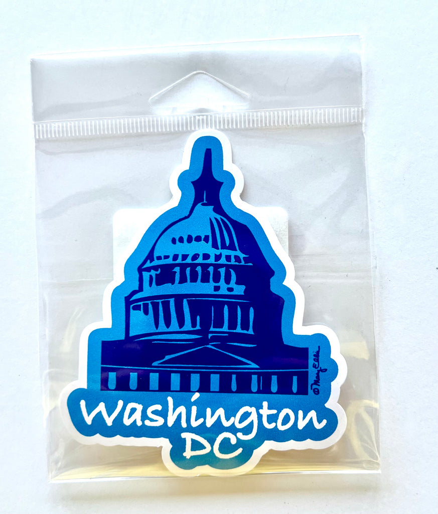 Washington DC Sticker Capitol Building