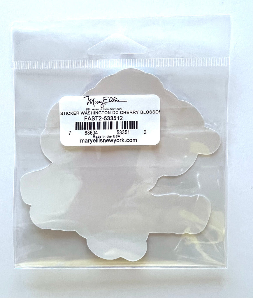Washington DC Sticker Cherry Blossoms