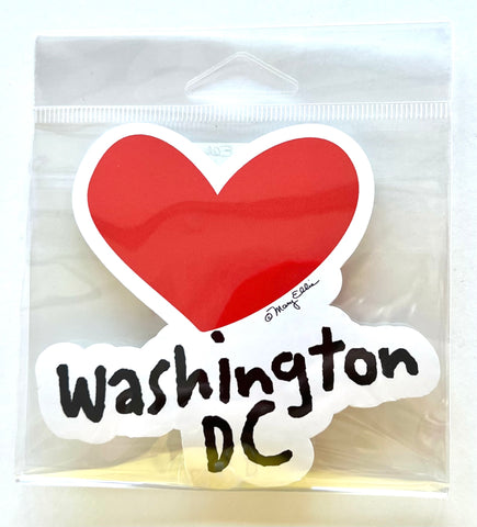 Washington DC Sticker Heart