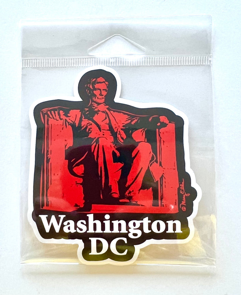 Washington DC Sticker Lincoln Memorial