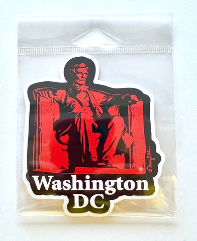 Washington DC Sticker Lincoln Memorial