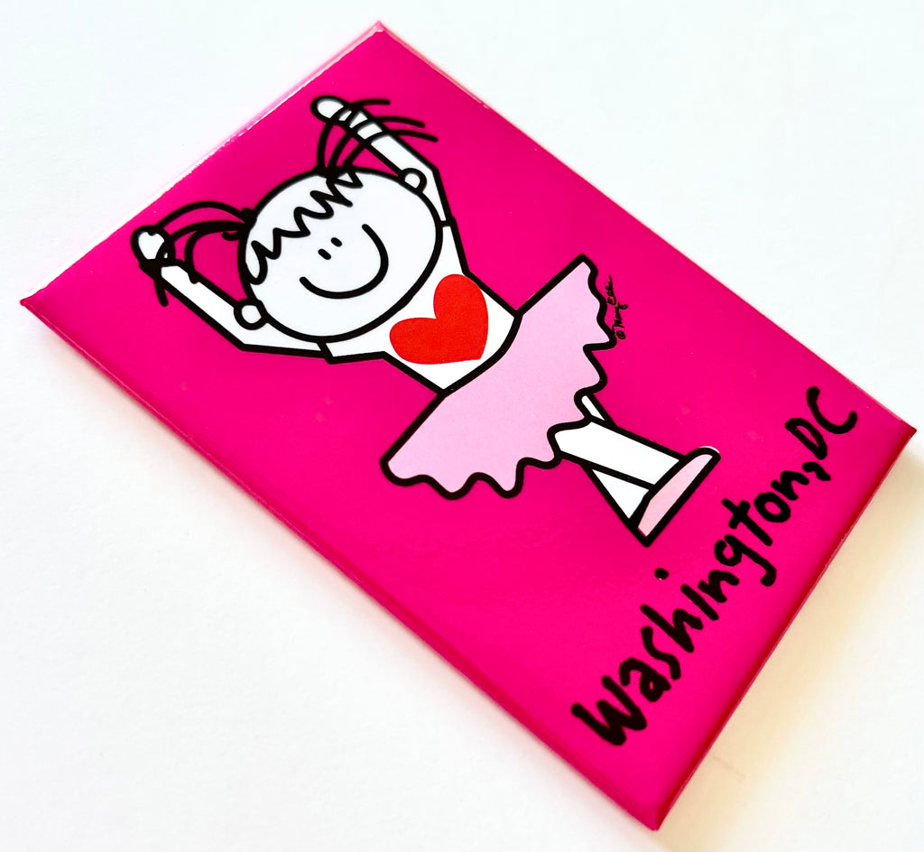 Washington DC Ballerina Magnet