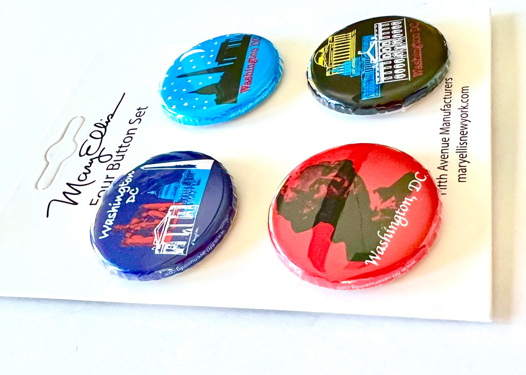 Washington DC Mini Button Set #2