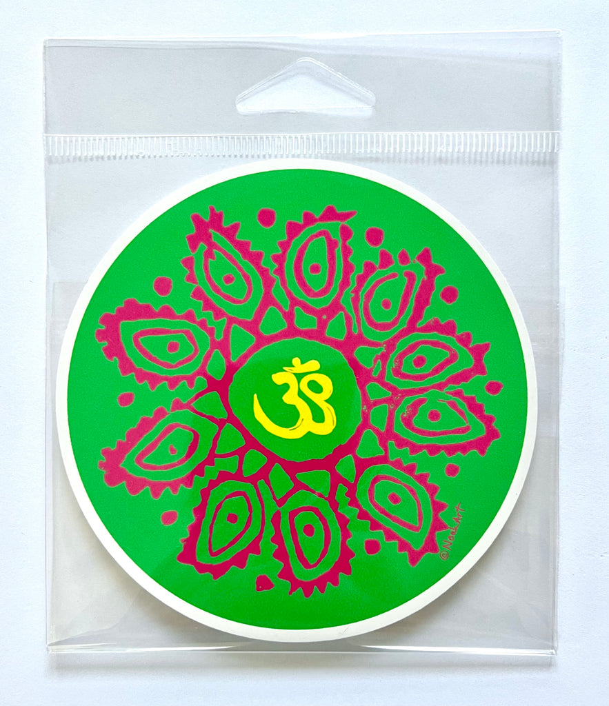 Aum Mandala Yoga Sticker