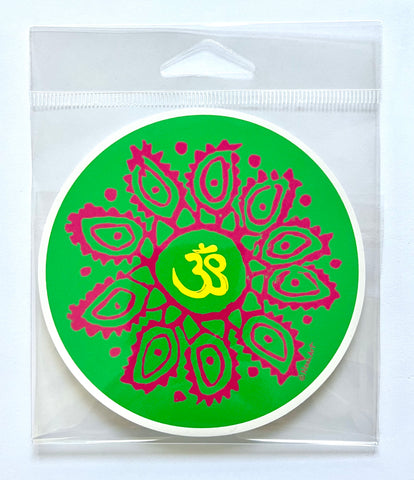 Aum Mandala Yoga Sticker