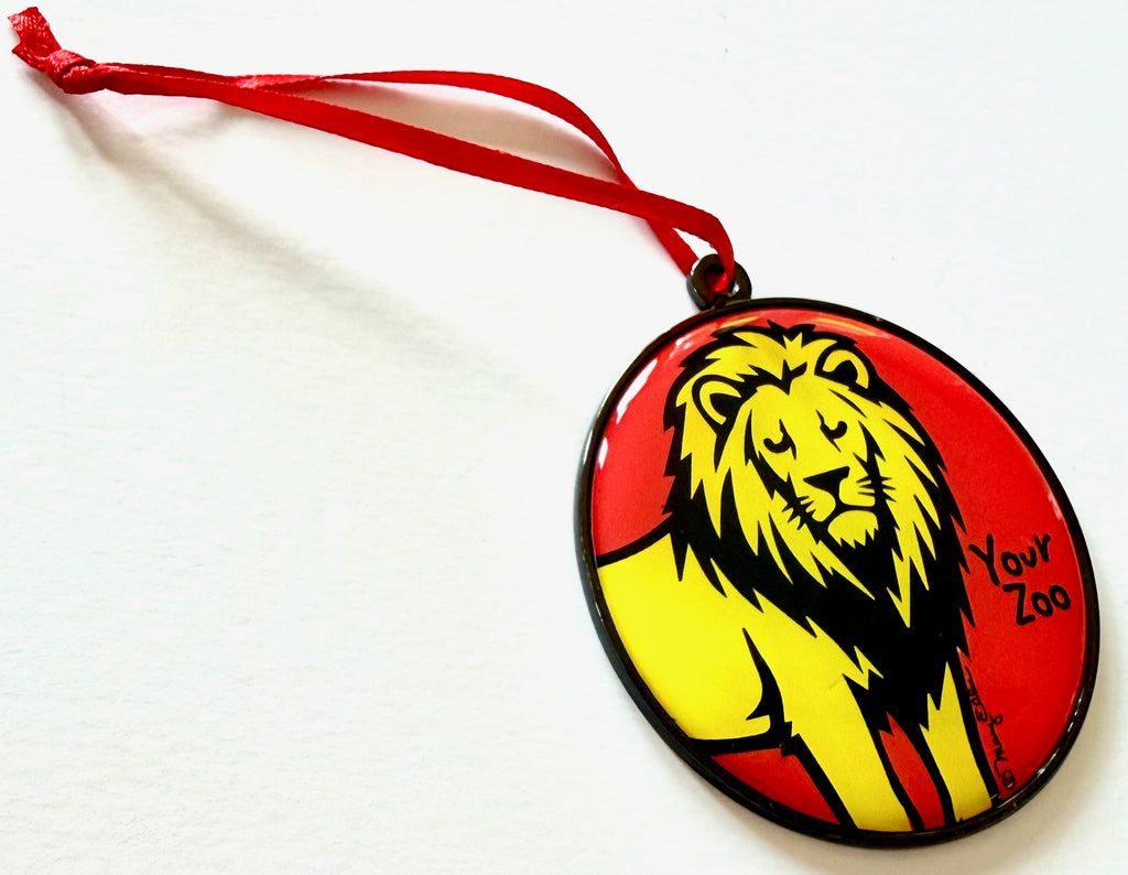 Lion Custom Zoo Christmas Ornament Gift