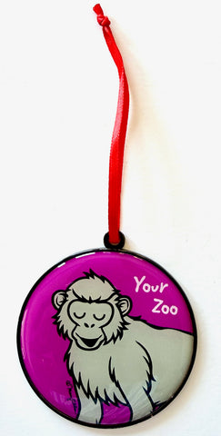 Monkey Custom Zoo Christmas Ornament Gift