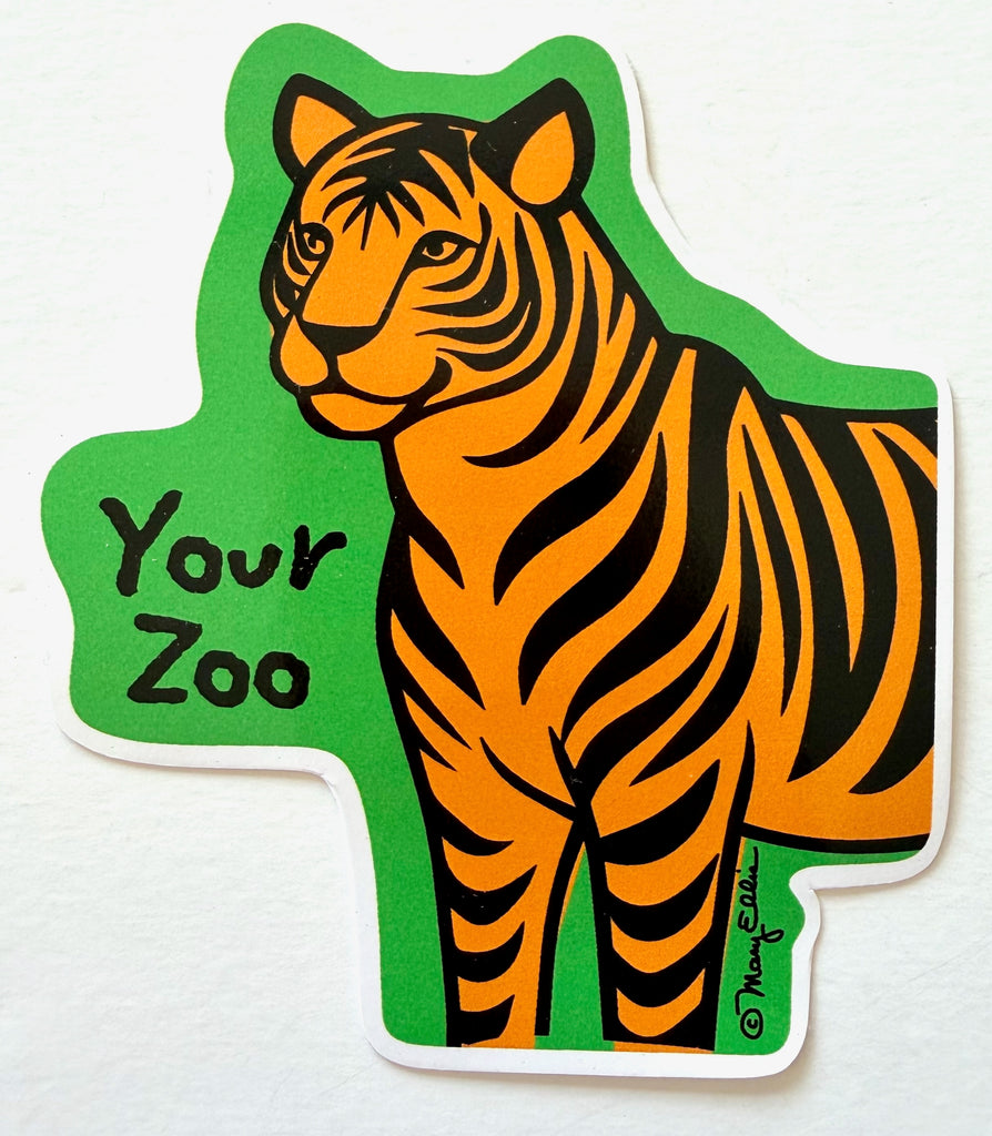 Tiger Custom Sticker Your Zoo